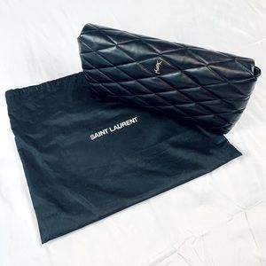 SADE PUFFER ENVELOPE CLUTCH IN LAMBSKIN